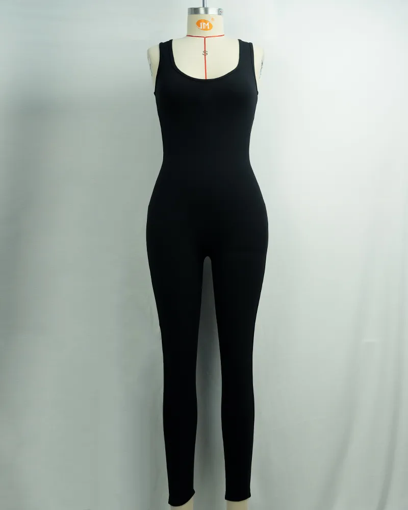 Black High-Support Seamless Jumpsuit