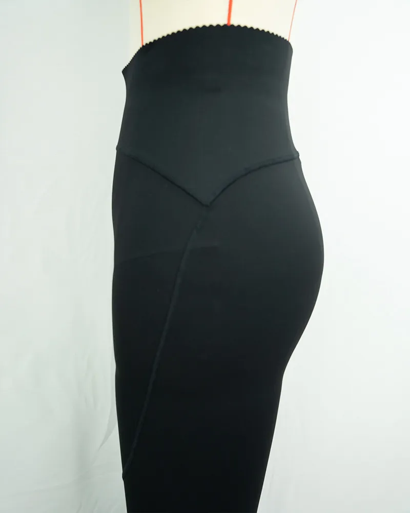 Black High-Waist Seamless Yoga Leggings (4)