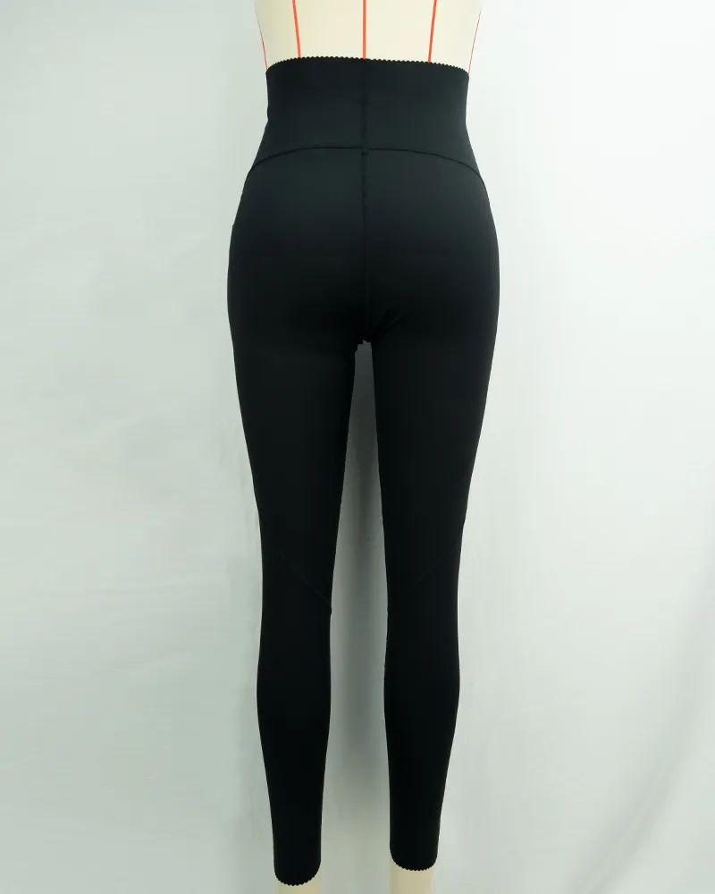 Black High-Waist Seamless Yoga Leggings (5)