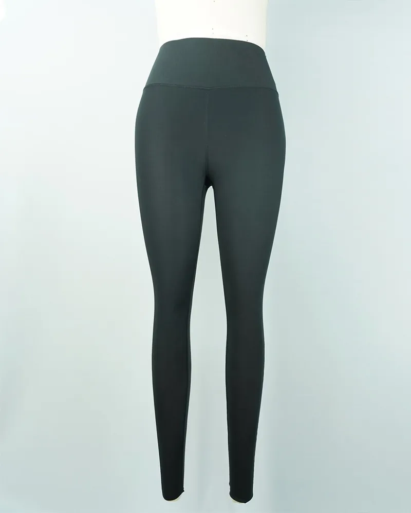 Black High-Waist Yoga Pants