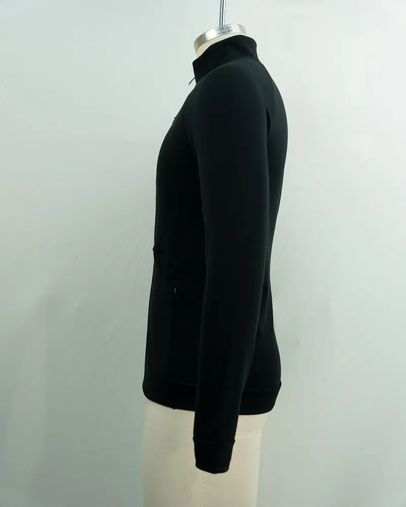 Black Long Sleeve Cycling Jersey (2)