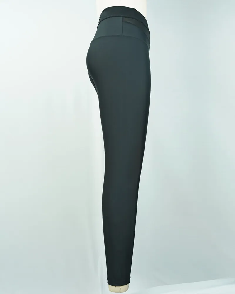 Chic Black Yoga Pants (3)