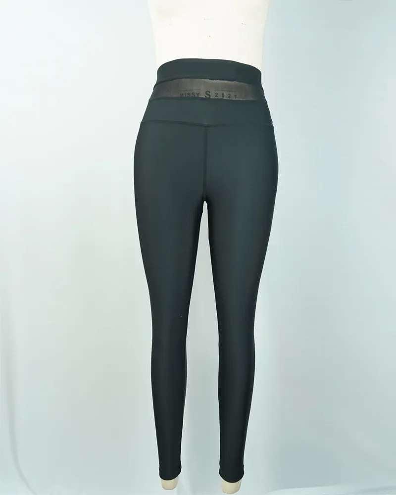Chic Black Yoga Pants
