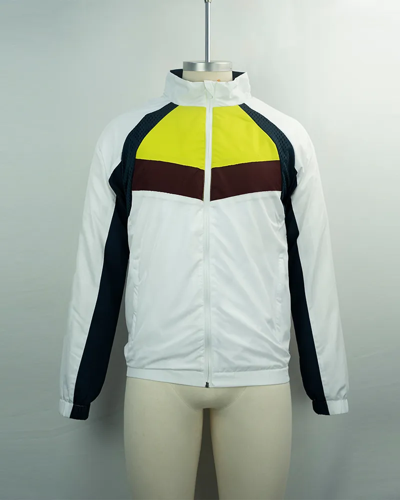 Color-Block Windbreaker Jacket