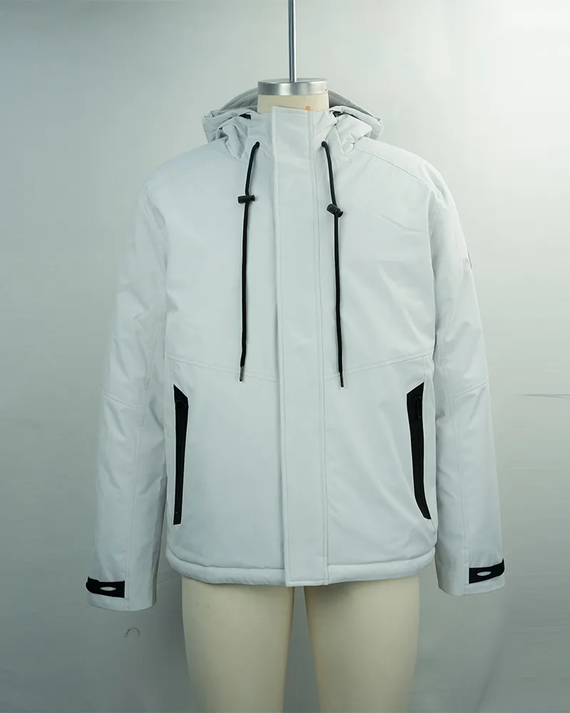 Elegant White Casual Jacket