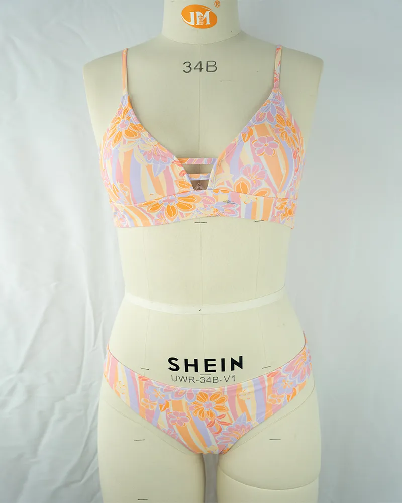 Floral Print Bikini Set