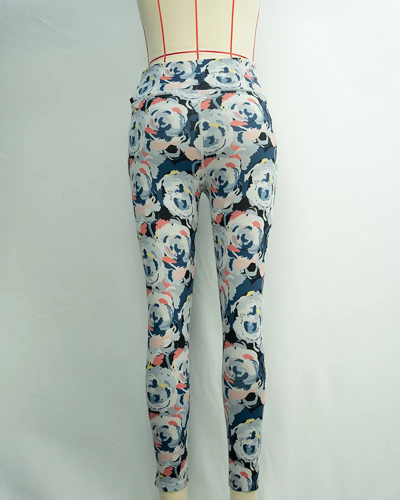 Floral Print Yoga Pants (3)