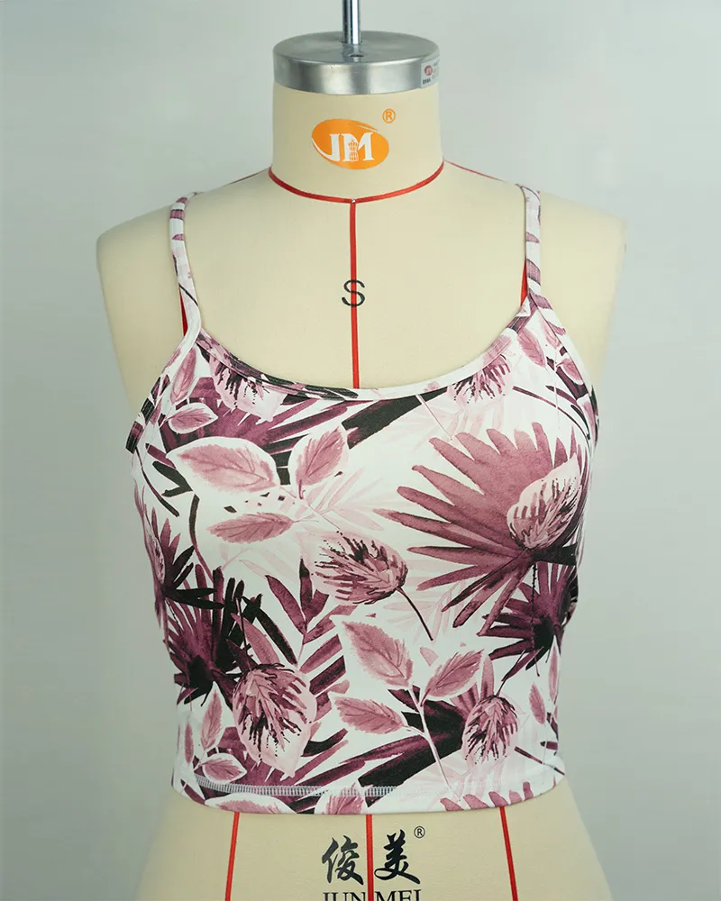 Flowers High-Support Seamless Sports Bra