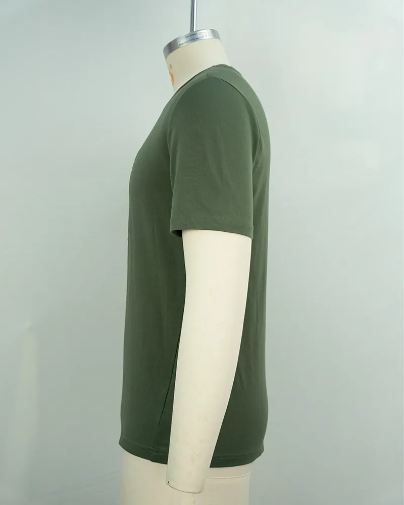 Men’s Olive Green Running T-Shirt (2)
