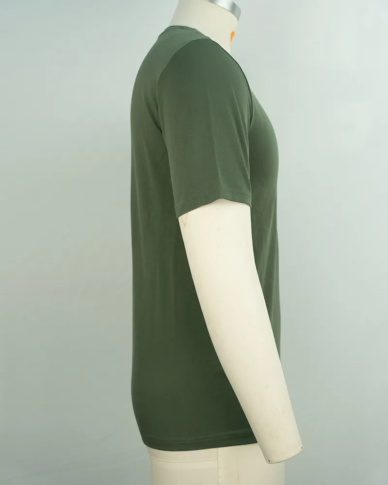 Men’s Olive Green Running T-Shirt (4)