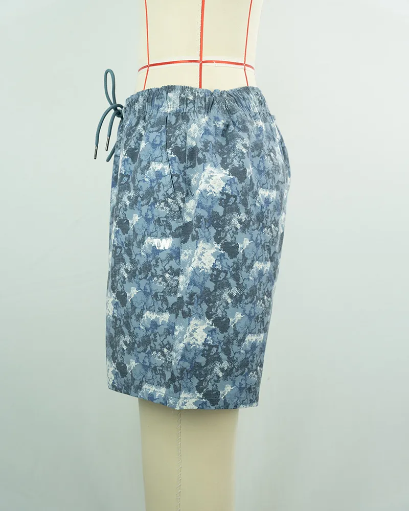 Misty Blue Digital Print Board Shorts (2)