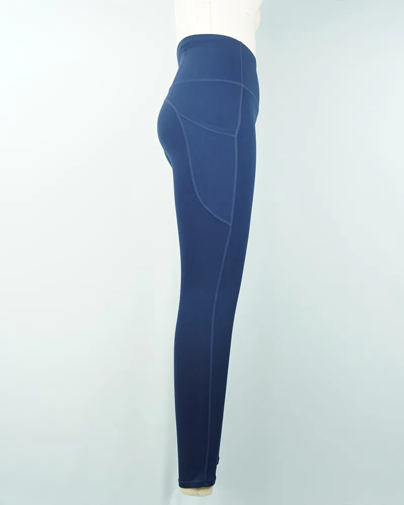 Navy Blue High-Waist Performance Leggings (2)