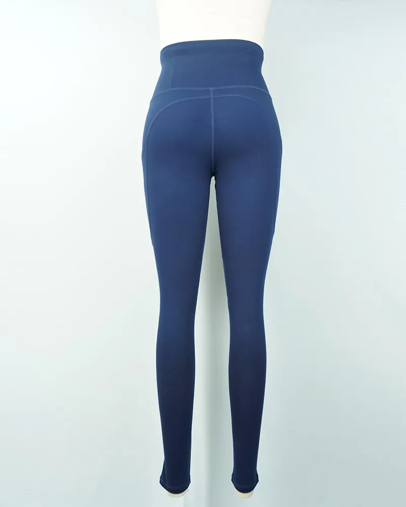 Navy Blue High-Waist Performance Leggings (3)