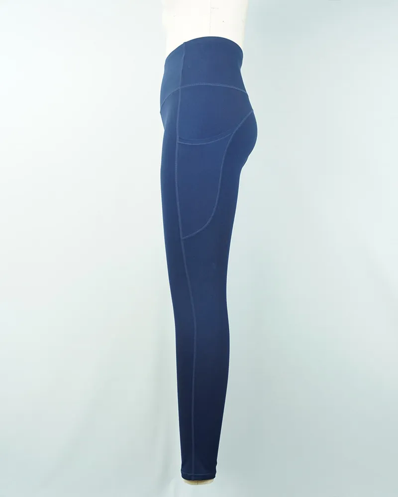 Navy Blue High-Waist Performance Leggings (4)
