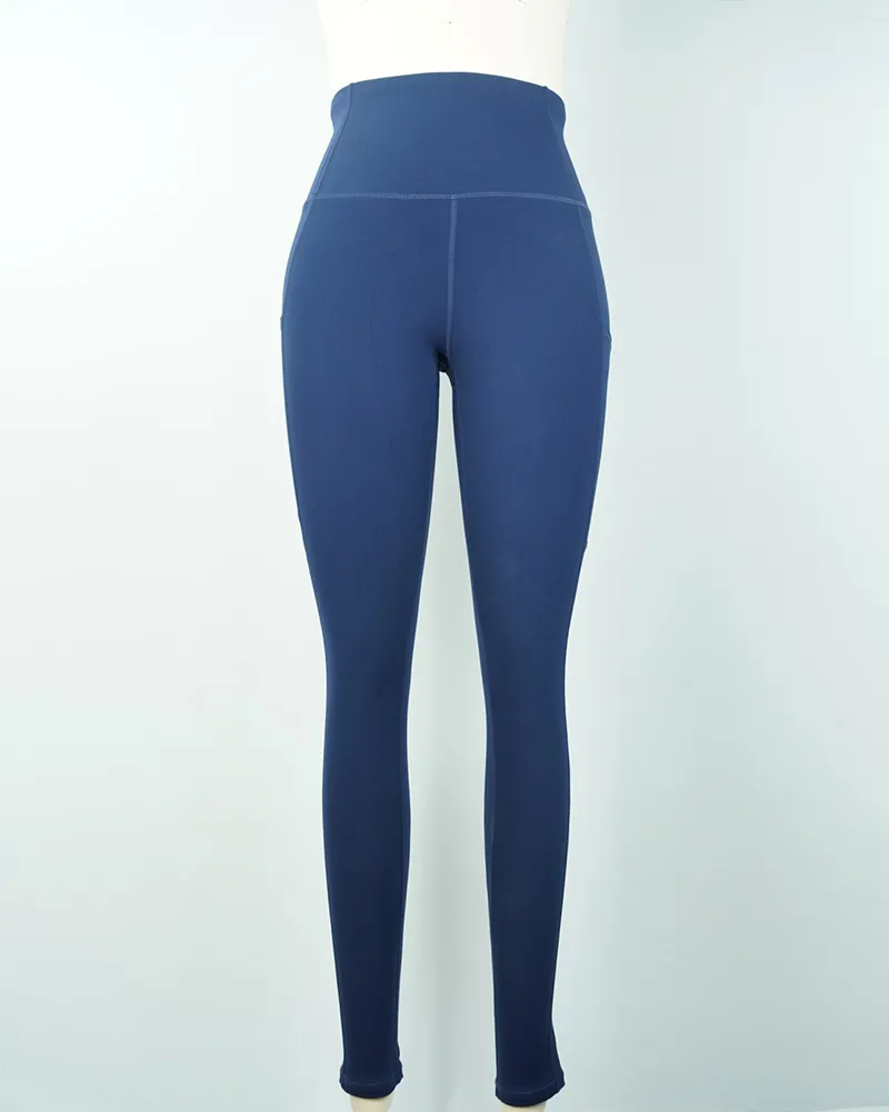 Navy Blue High-Waist Performance Leggings