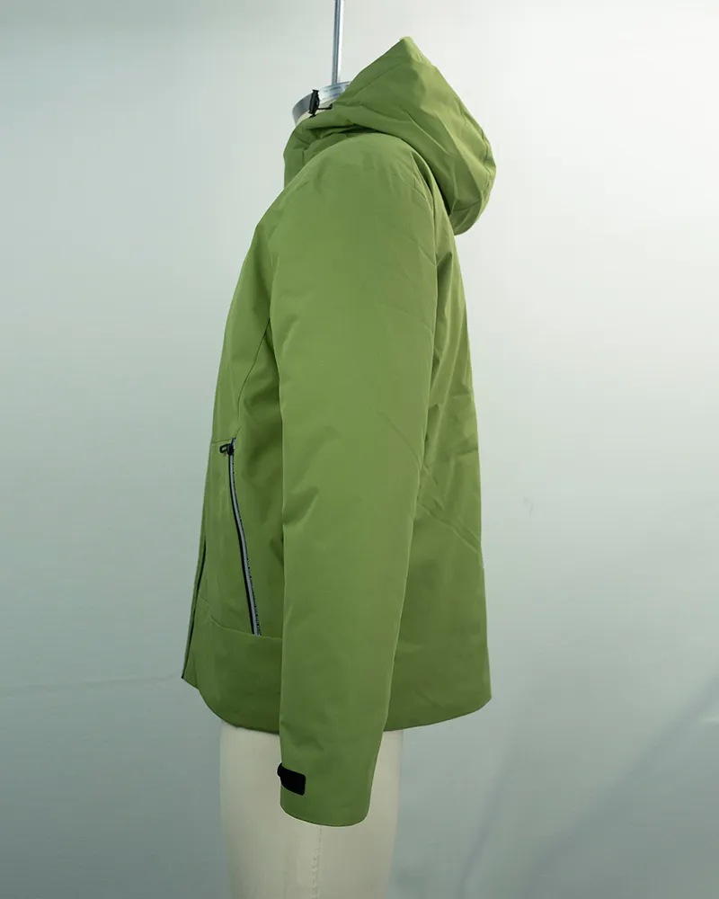 Olive Green Hooded Jacket (2)