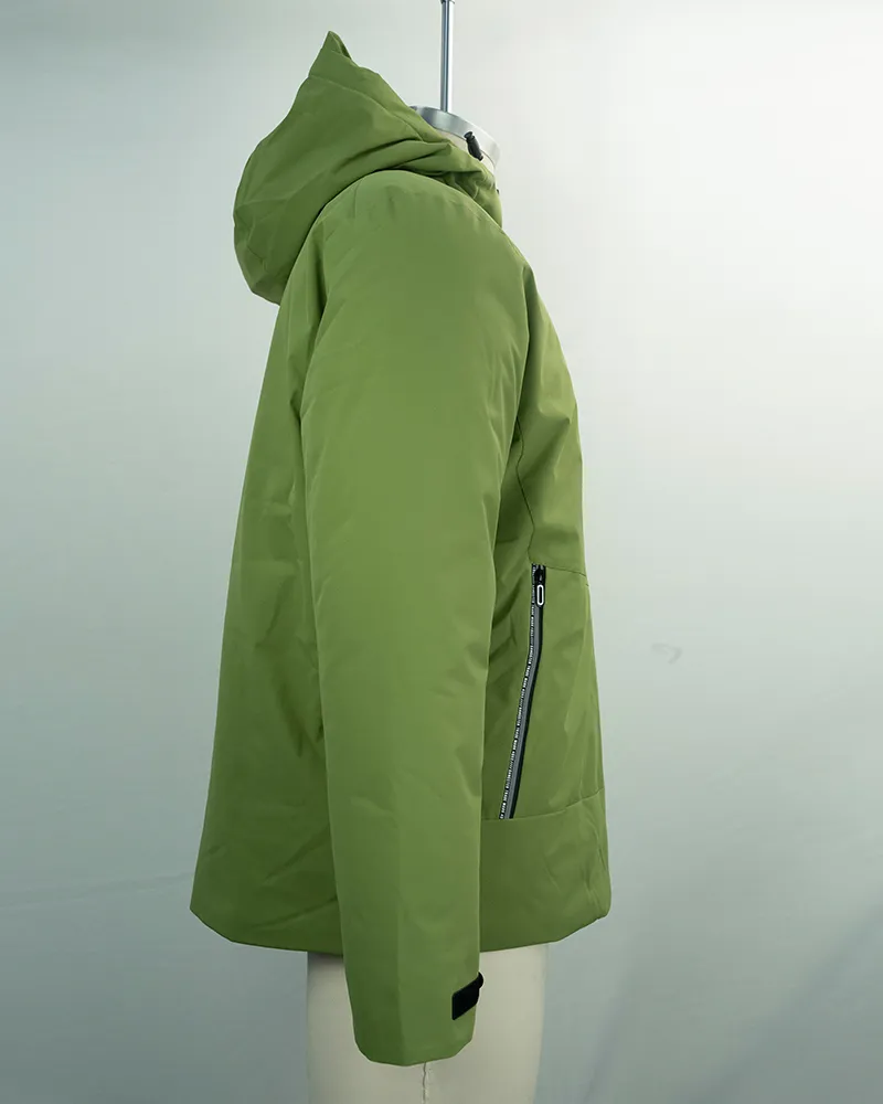 Olive Green Hooded Jacket (4)