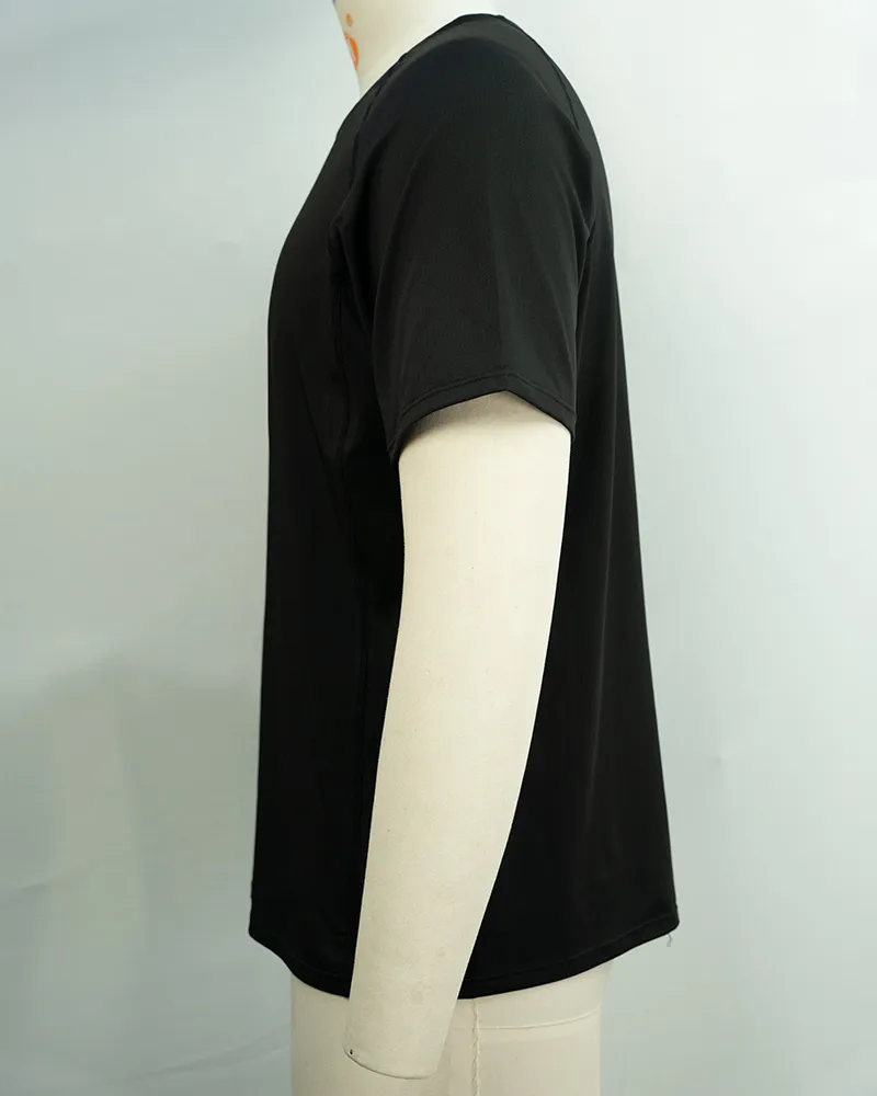 Men’s Basic Black Short Sleeve T-Shirt (2)