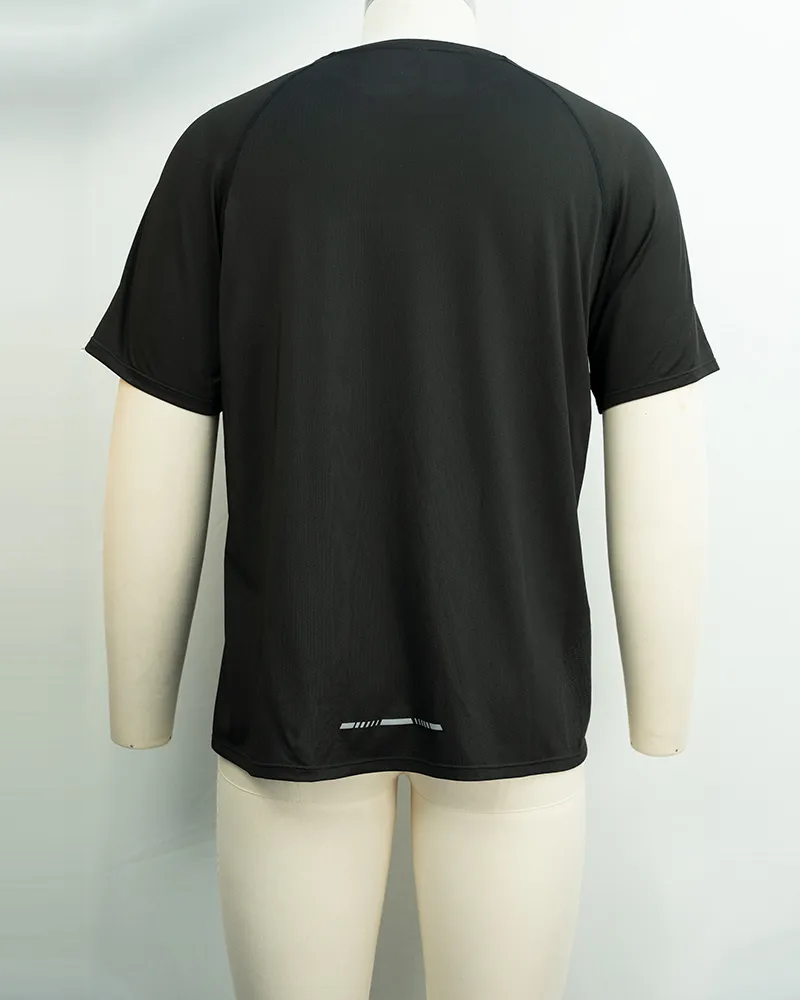 Men’s Basic Black Short Sleeve T-Shirt (3)
