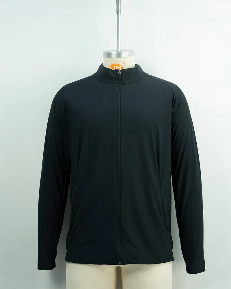 Men’s Breathable Black Sports Jacket – Optimal for Outdoor Activities